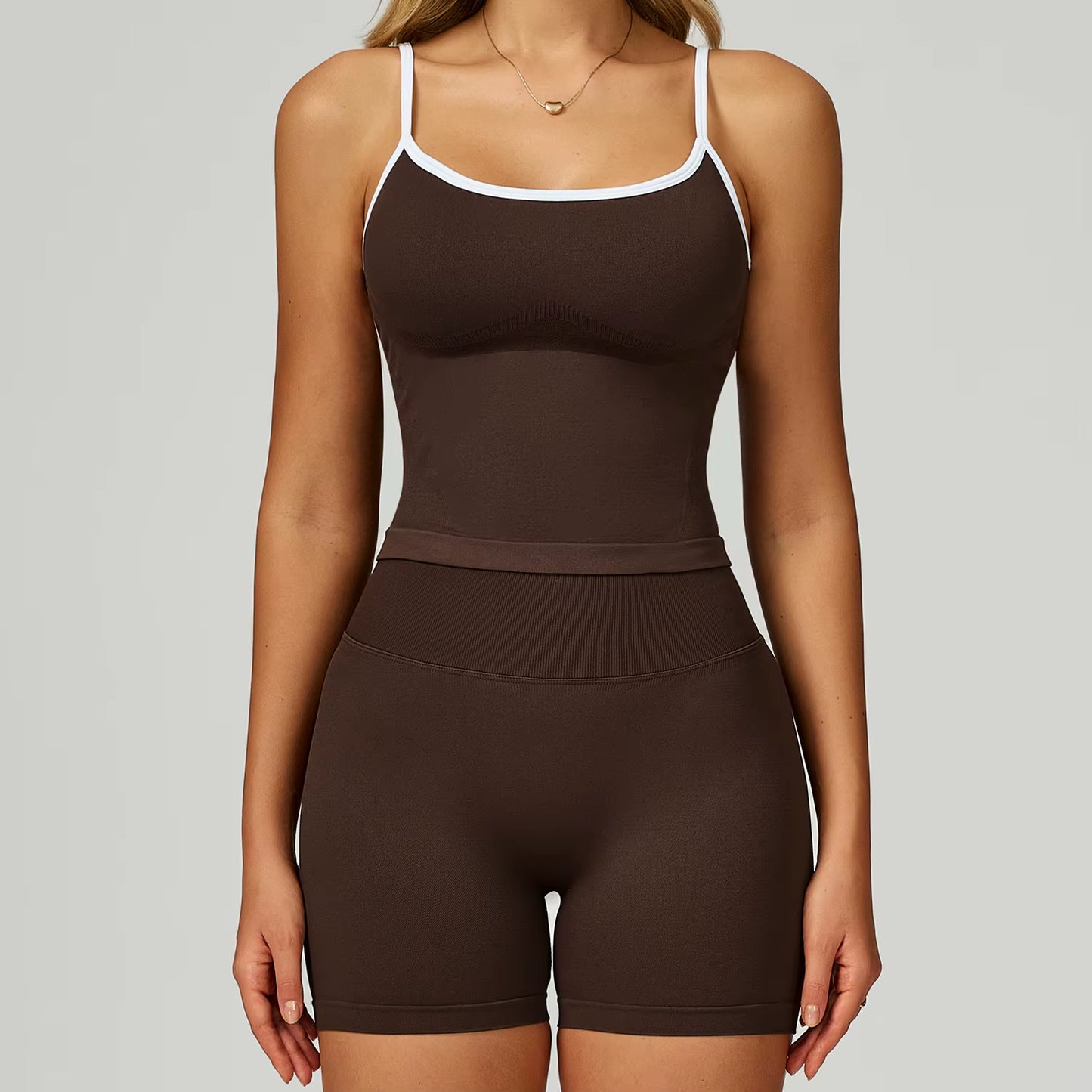 Seamless 2PCS Yoga Sets Women Gym Fitness Suits Workout Tracksuits Sportswear Female Sexy Long Sleeve Crop Top Sports Suit