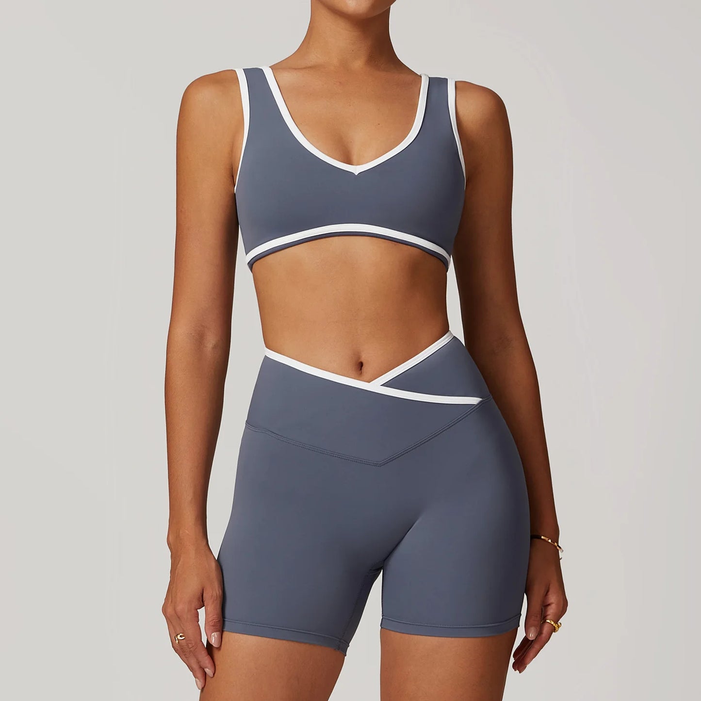 2 Pieces Yoga Set Workout Outfits Fitness Sportswear Gym Tracksuit High Waist Leggings Sports Bra Athletic Wear Women Clothes