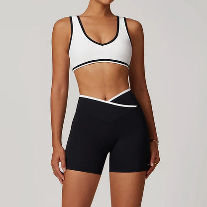 2 Pieces Yoga Set Workout Outfits Fitness Sportswear Gym Tracksuit High Waist Leggings Sports Bra Athletic Wear Women Clothes