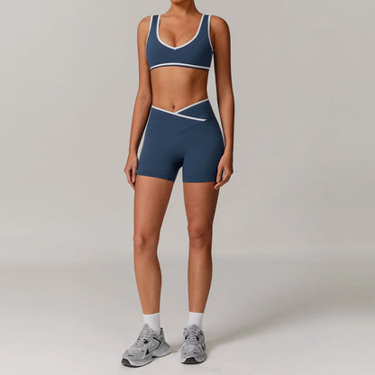 2 Pieces Yoga Set Workout Outfits Fitness Sportswear Gym Tracksuit High Waist Leggings Sports Bra Athletic Wear Women Clothes