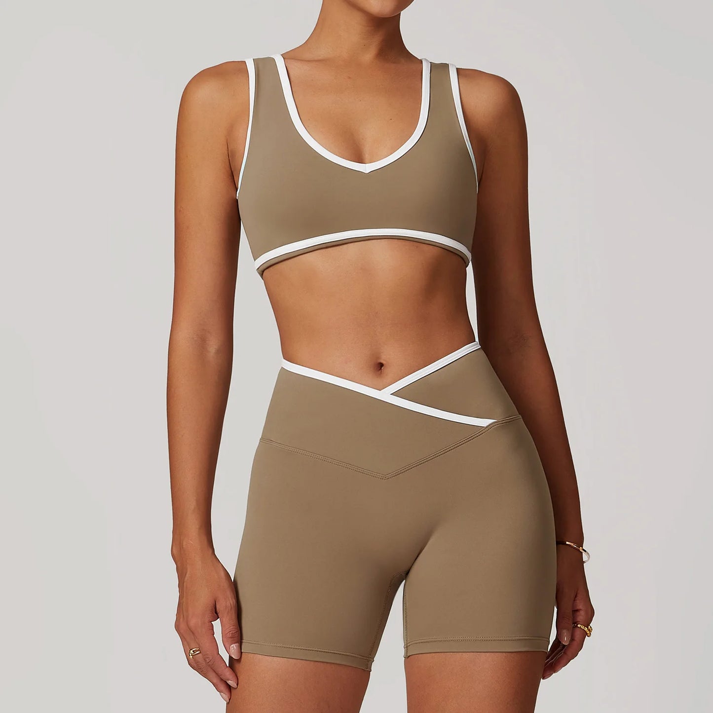 2 Pieces Yoga Set Workout Outfits Fitness Sportswear Gym Tracksuit High Waist Leggings Sports Bra Athletic Wear Women Clothes
